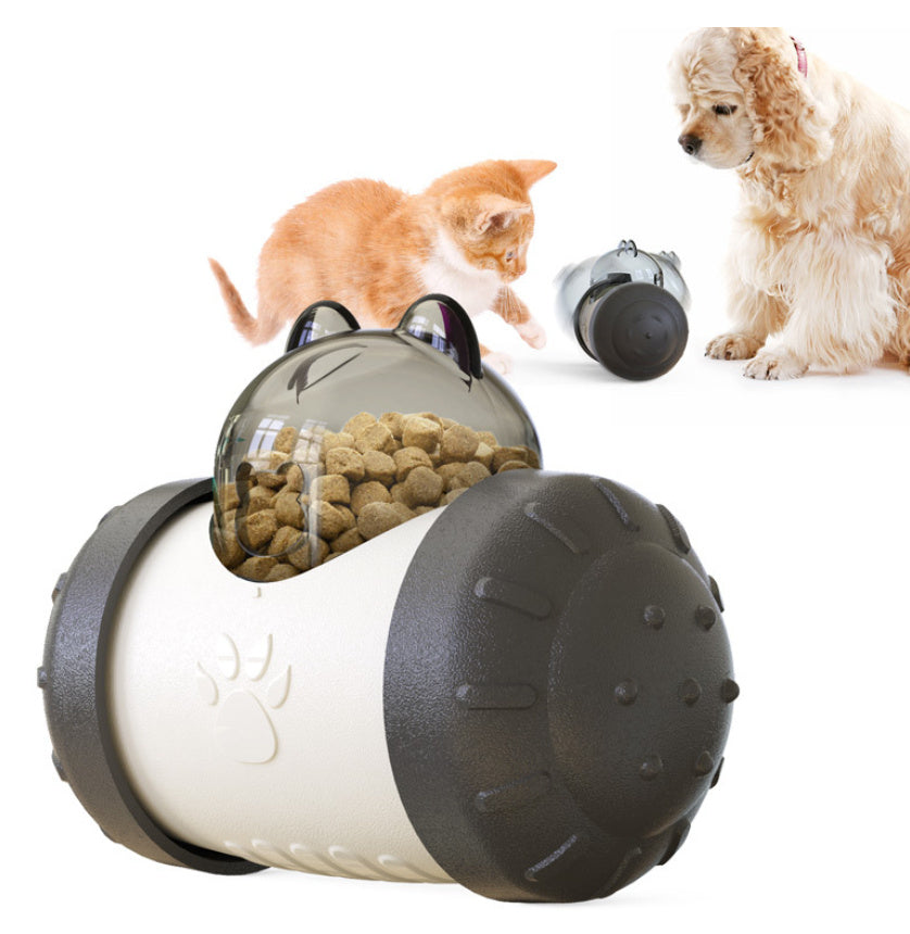 Rolling Tumbler Pet Toy for Food or Treats – Mental & Physical Stimulation