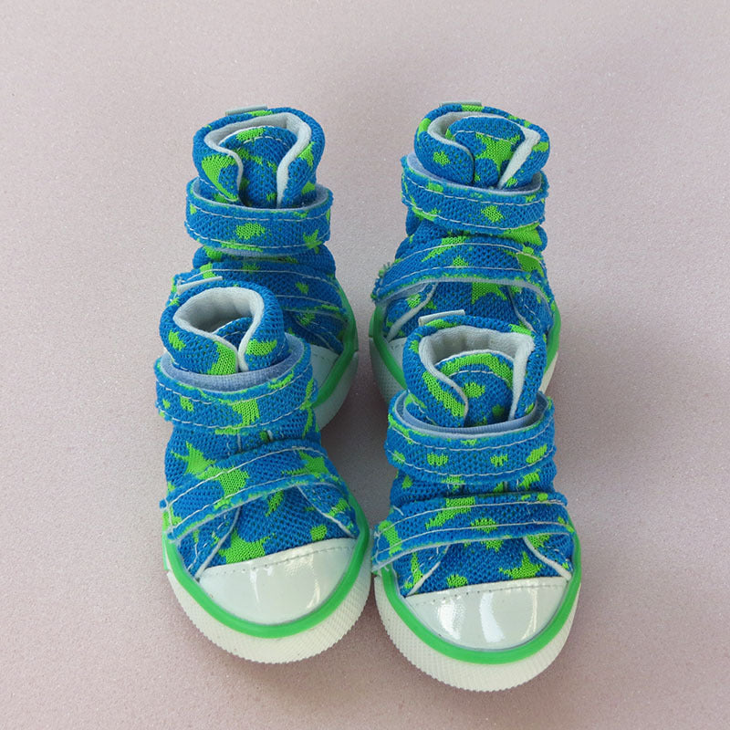Non-Slip Mesh Dog Shoes – Lightweight, Fashionable Sneakers for Pets