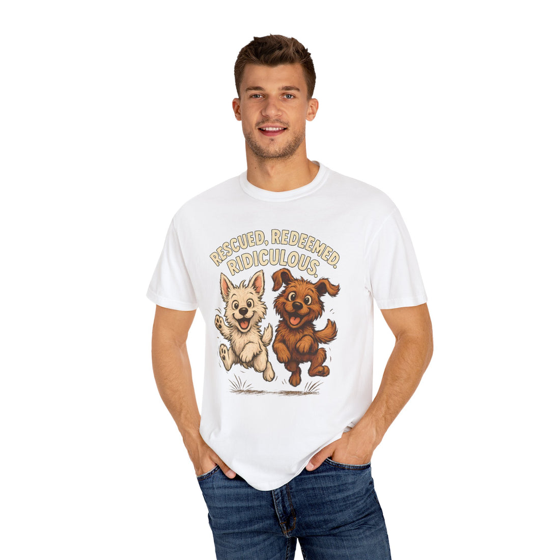 Funny Dog Rescue T-Shirt for Dog Lovers & Adopters - Animal Lovers Gift, Funny Pet Shirt, Adorable Rescue Shirt, Dog Adoption Tee, Dog Mom Apparel