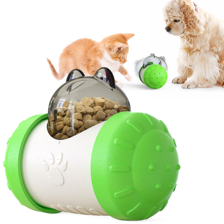 Rolling Tumbler Pet Toy for Food or Treats – Mental & Physical Stimulation