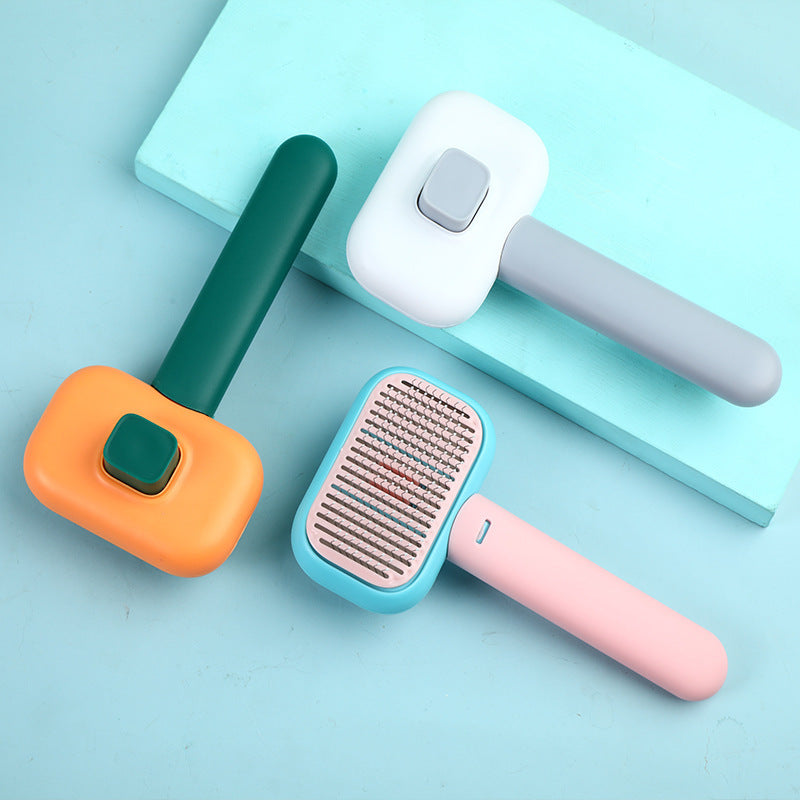 Deshedding Pet Comb – Hair Removal & Massage Brush for Cats and Dogs