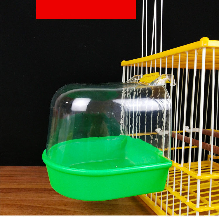 Bird Grooming Appliance – Indigo Chin & Eye Embroidering Accessory for Parrots & Small Birds (12×12×12.5cm)