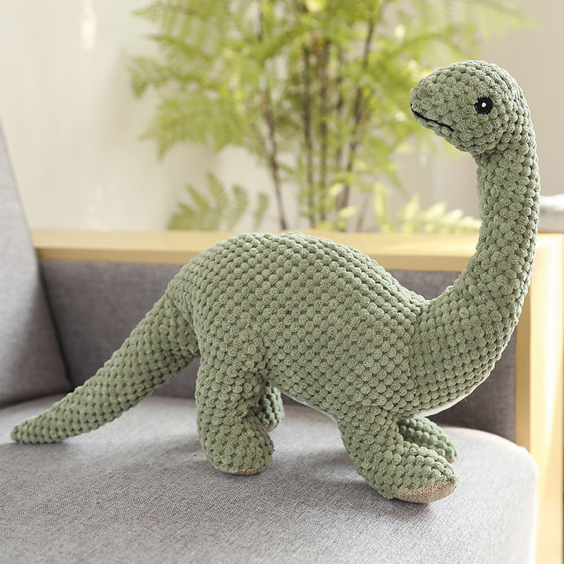 Durable Corduroy Pet Toy – Squeaky Plush for Chewing & Play