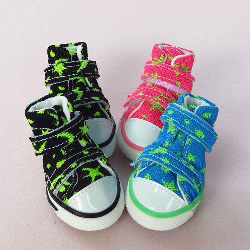 Non-Slip Mesh Dog Shoes – Lightweight, Fashionable Sneakers for Pets