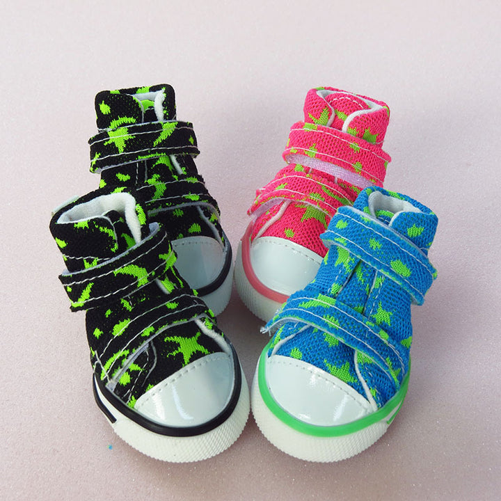 Non-Slip Mesh Dog Shoes – Lightweight, Fashionable Sneakers for Pets