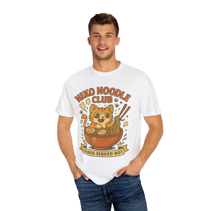 Anime Neko Noodle Club T-shirt