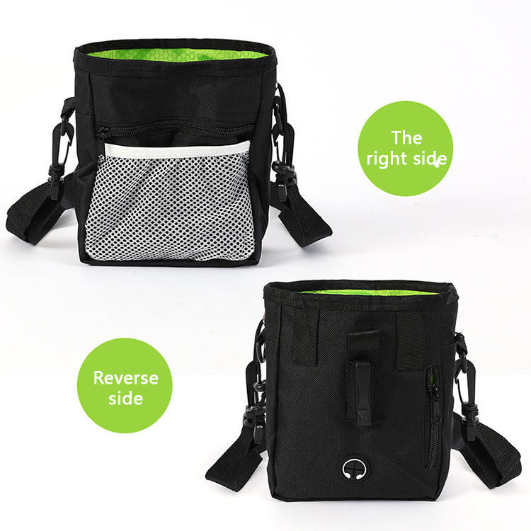 Dog Treat Training Pouch – Waterproof Oxford Cloth with Drawstring Closure & 4-Way Carrying Options