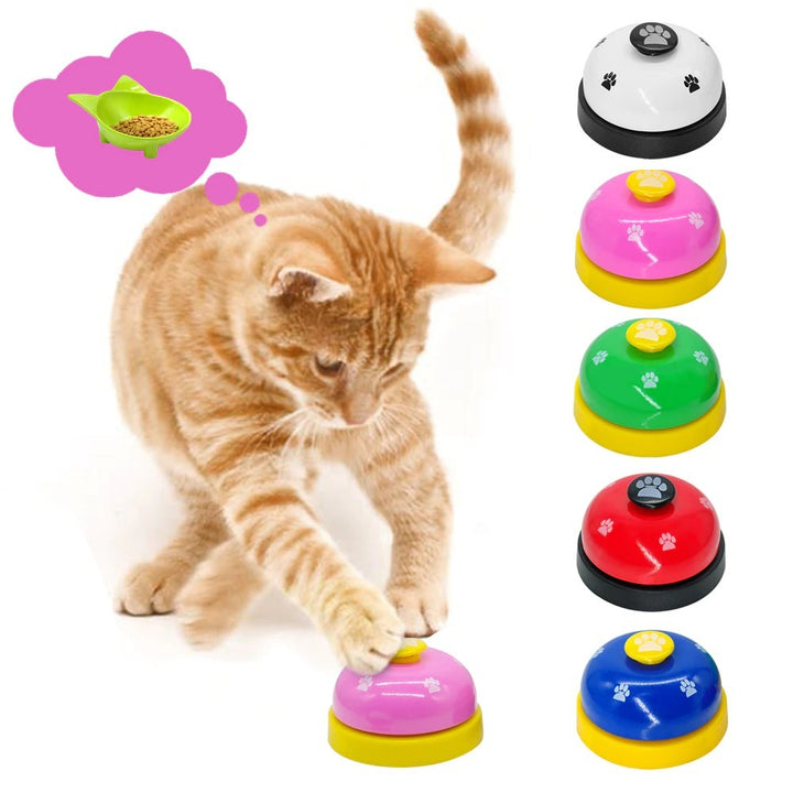 Interactive Pet Training Bell – Dog & Cat Feeding Reminder Toy for IQ & Behavior Training