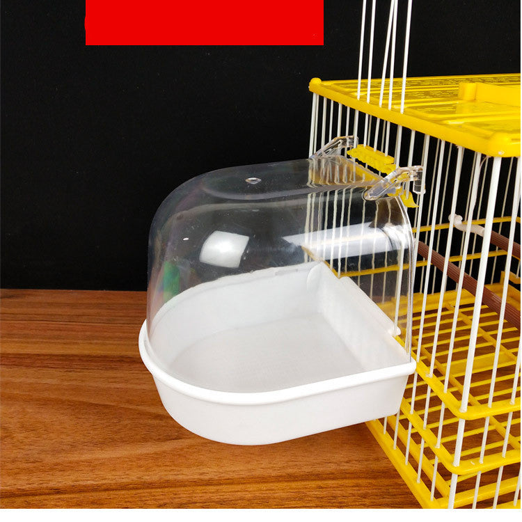 Bird Grooming Appliance – Indigo Chin & Eye Embroidering Accessory for Parrots & Small Birds (12×12×12.5cm)