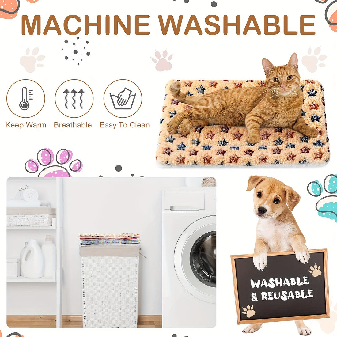 Ultra Soft Coral Velvet Pet Blanket – Non-Slip, Washable Throw for Dogs & Cats (Machine Washable)