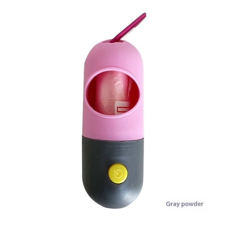 Portable Dog Waste Bag Dispenser – Leakproof, Durable Design with Night Visibility & Travel Clip