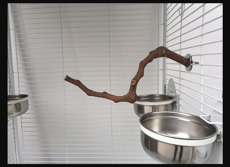 Natural Grape Wood Bird Perch – Unique Vine Stand for Cages