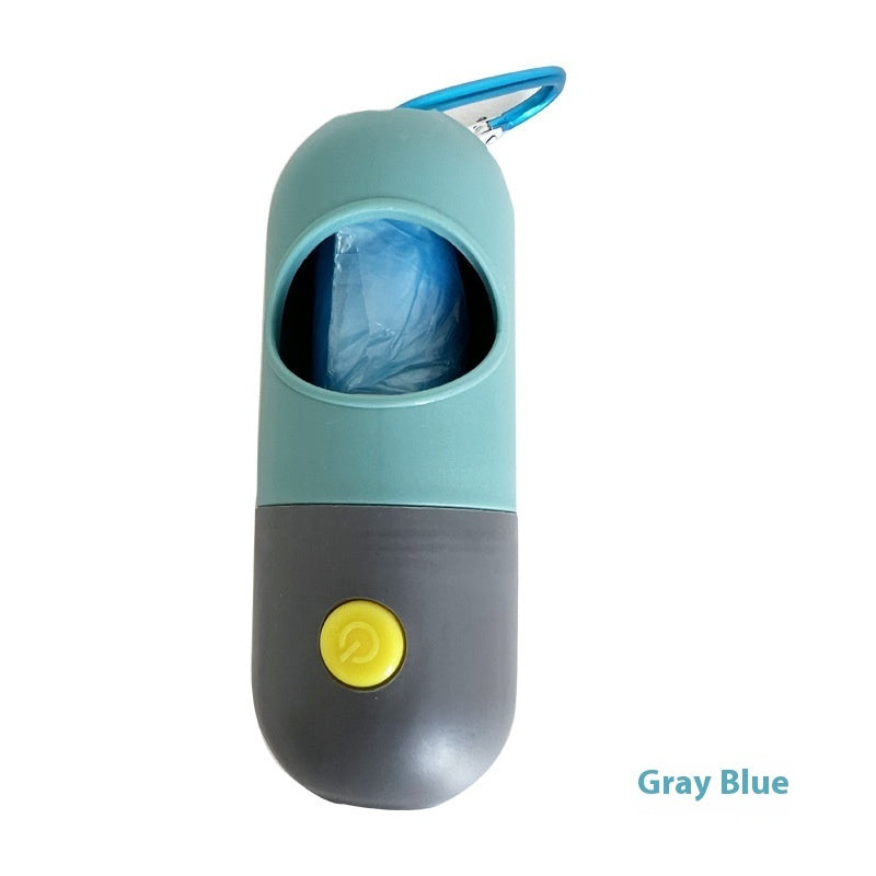 Portable Dog Waste Bag Dispenser – Leakproof, Durable Design with Night Visibility & Travel Clip