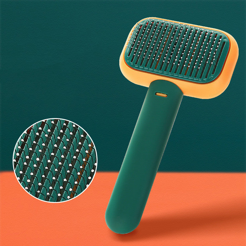 Deshedding Pet Comb – Hair Removal & Massage Brush for Cats and Dogs