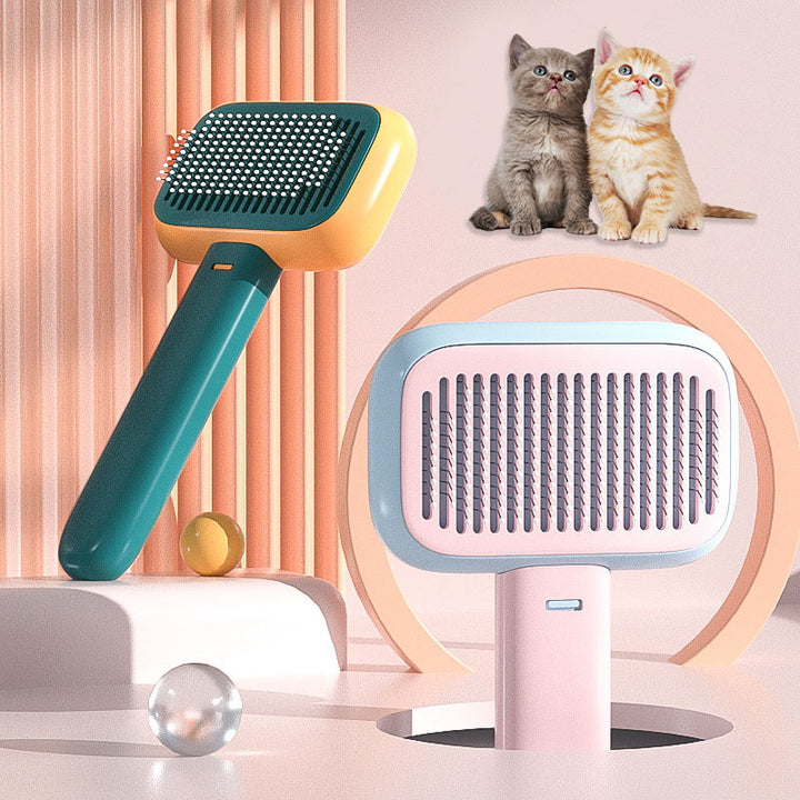 Deshedding Pet Comb – Hair Removal & Massage Brush for Cats and Dogs