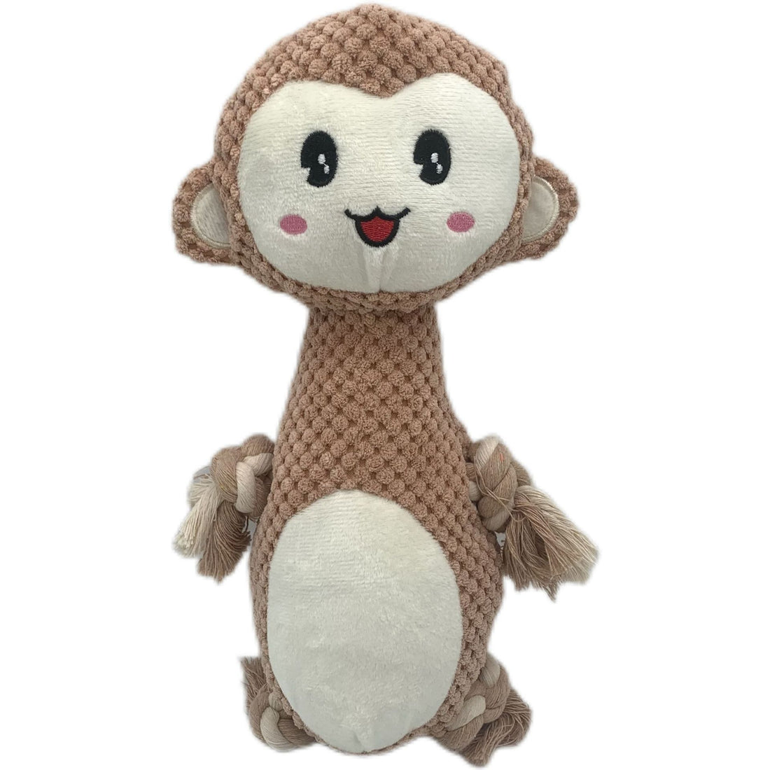 Durable Corduroy Pet Toy – Squeaky Plush for Chewing & Play