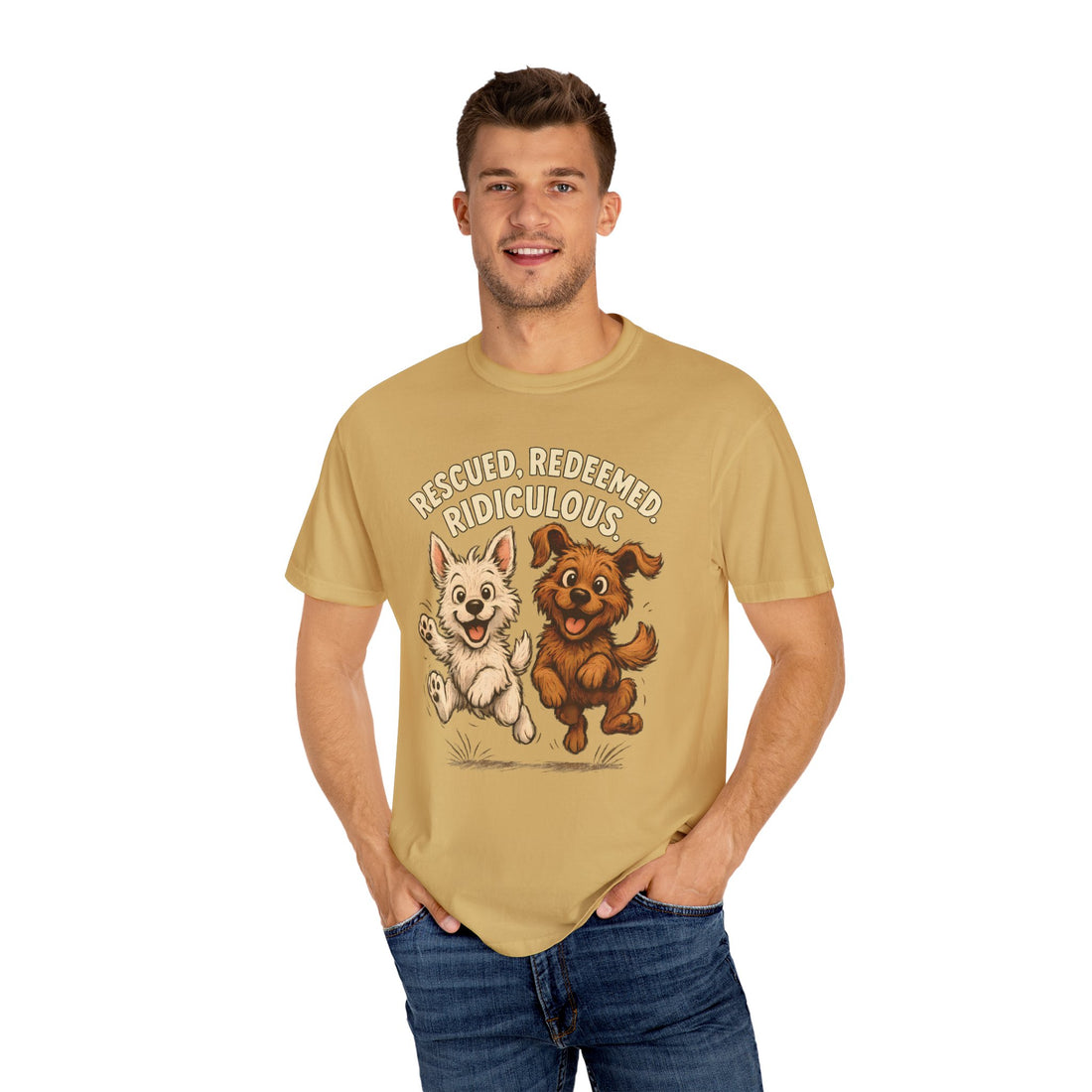 Funny Dog Rescue T-Shirt for Dog Lovers & Adopters - Animal Lovers Gift, Funny Pet Shirt, Adorable Rescue Shirt, Dog Adoption Tee, Dog Mom Apparel
