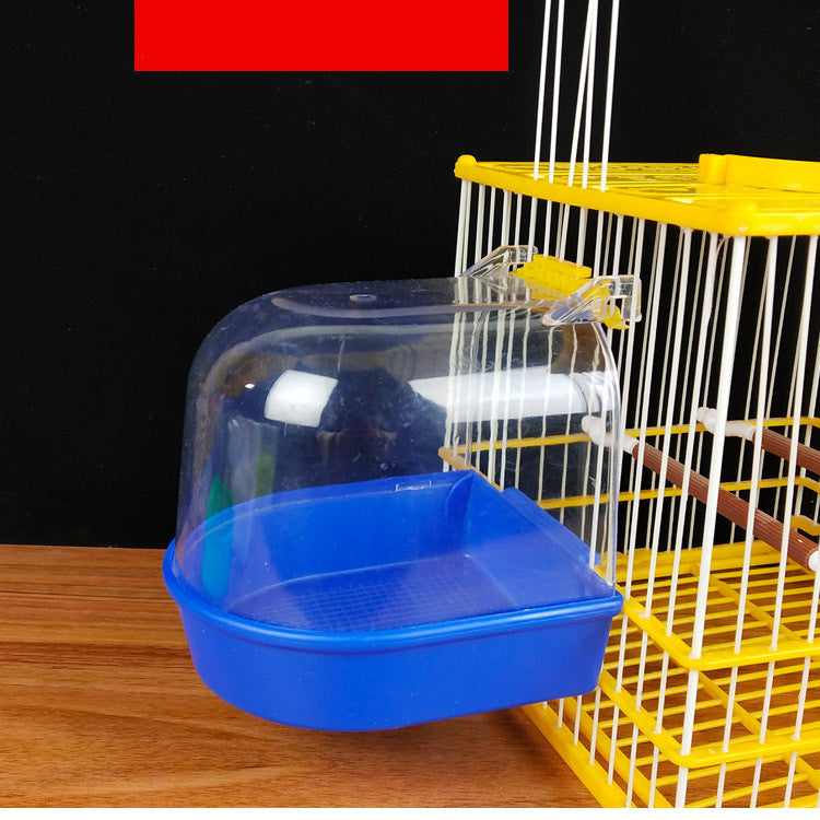 Bird Grooming Appliance – Indigo Chin & Eye Embroidering Accessory for Parrots & Small Birds (12×12×12.5cm)