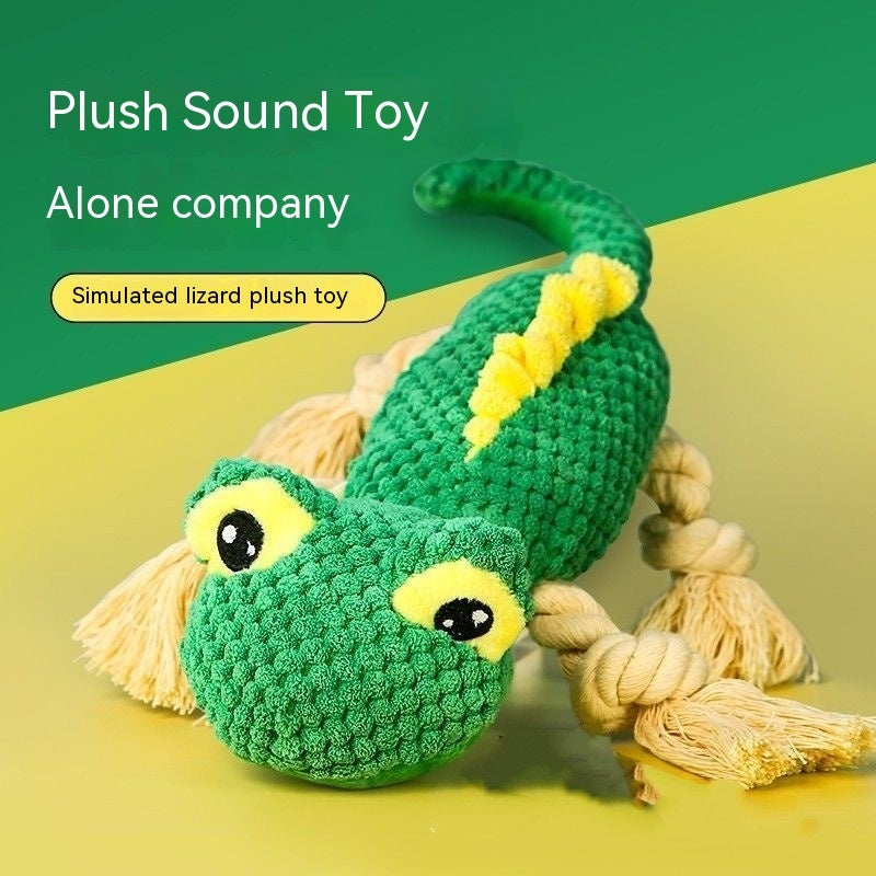 Durable Corduroy Pet Toy – Squeaky Plush for Chewing & Play