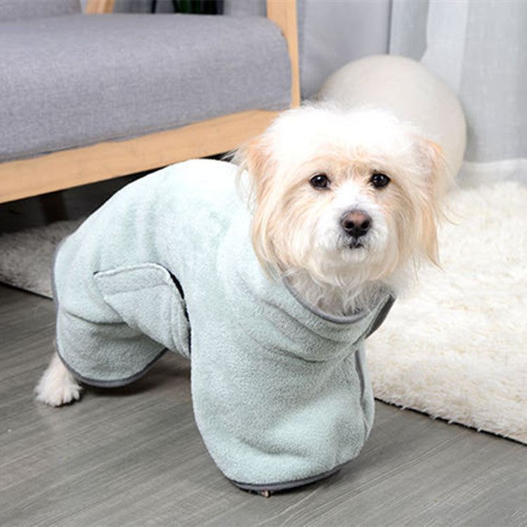 Dog Bathrobe Towel – Absorbent, Quick-Dry Pet Robe for Bath, Rain, or Winter Warmth