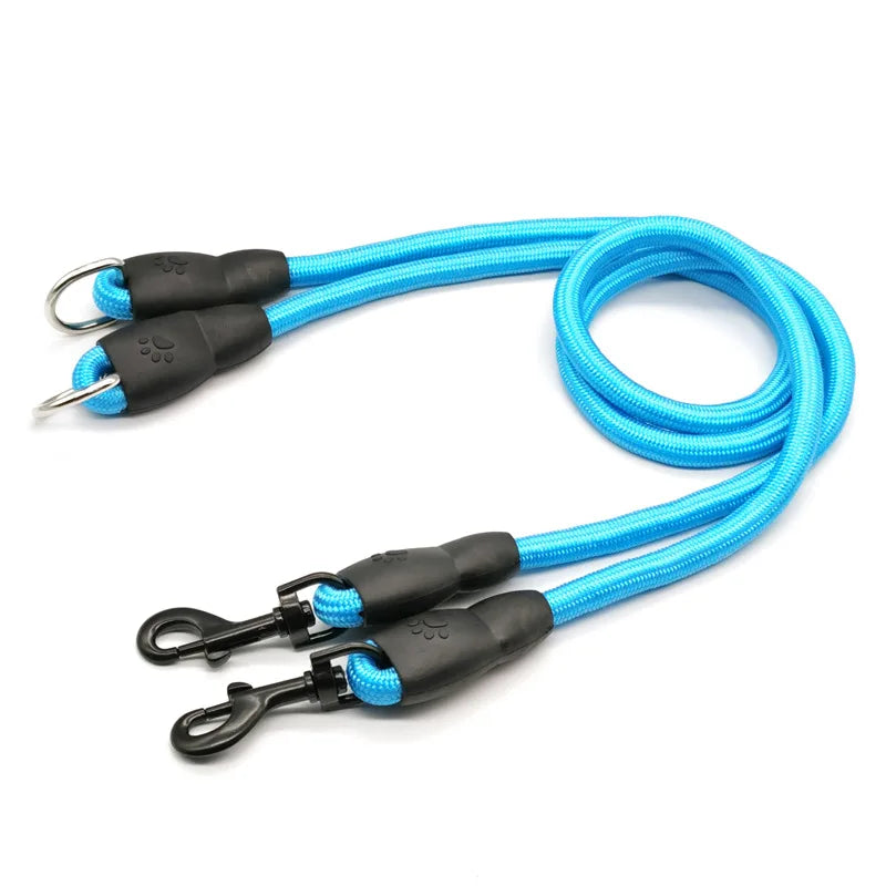 Double Leash with Detachable Dog Chains