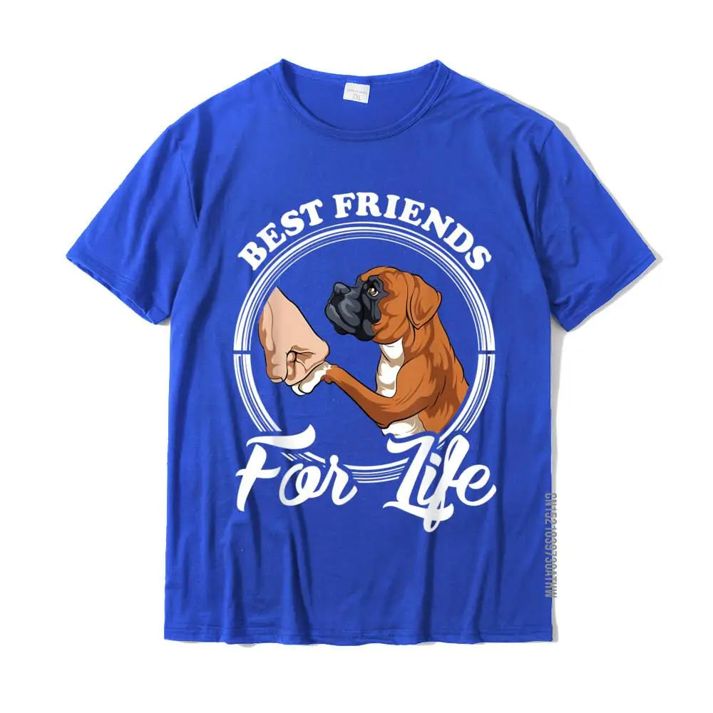 Funny Boxer Dog T-Shirt – Classic Cotton Tee for Dog Lovers | Unisex Adult Tee | Family Matching Pet Shirt