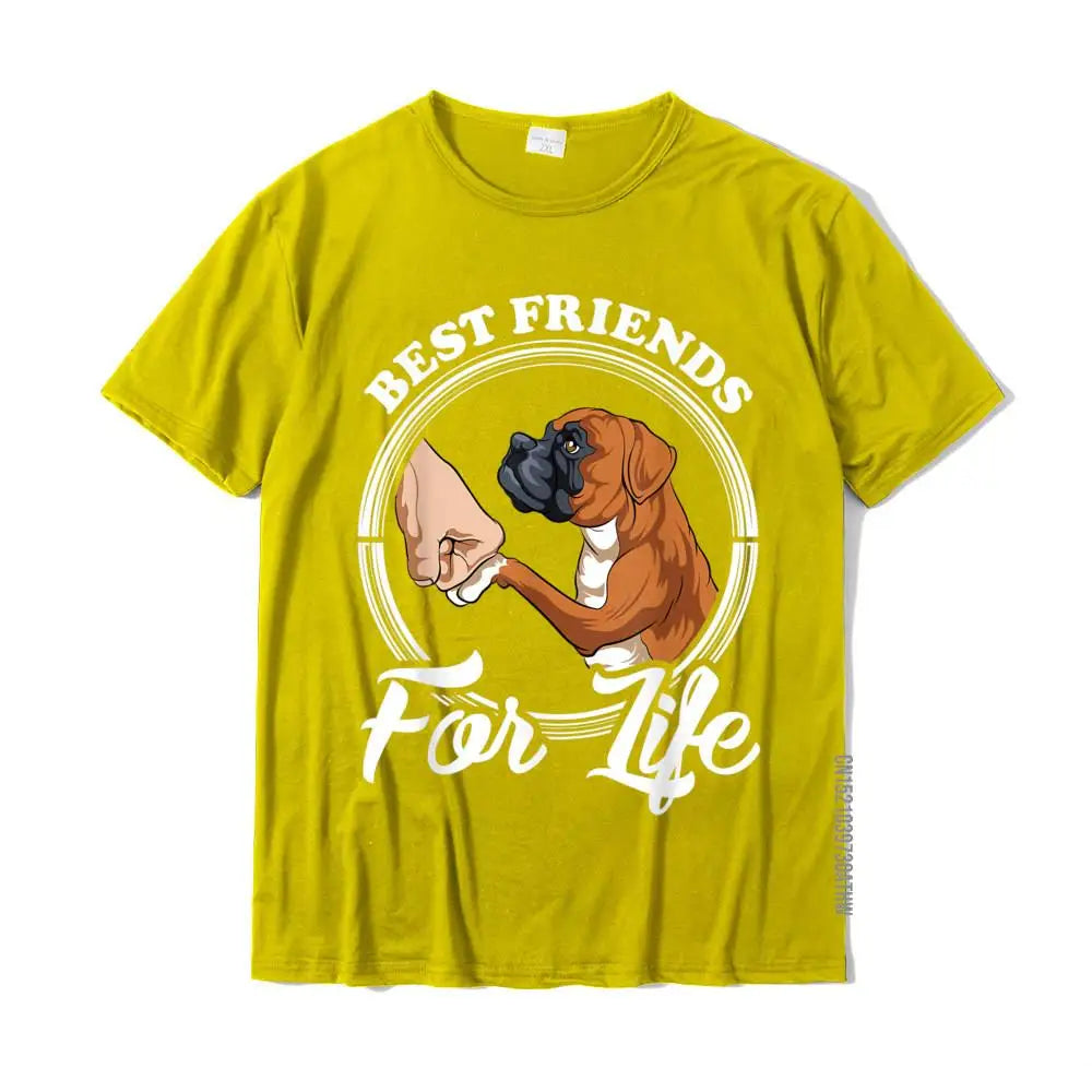 Funny Boxer Dog T-Shirt – Classic Cotton Tee for Dog Lovers | Unisex Adult Tee | Family Matching Pet Shirt
