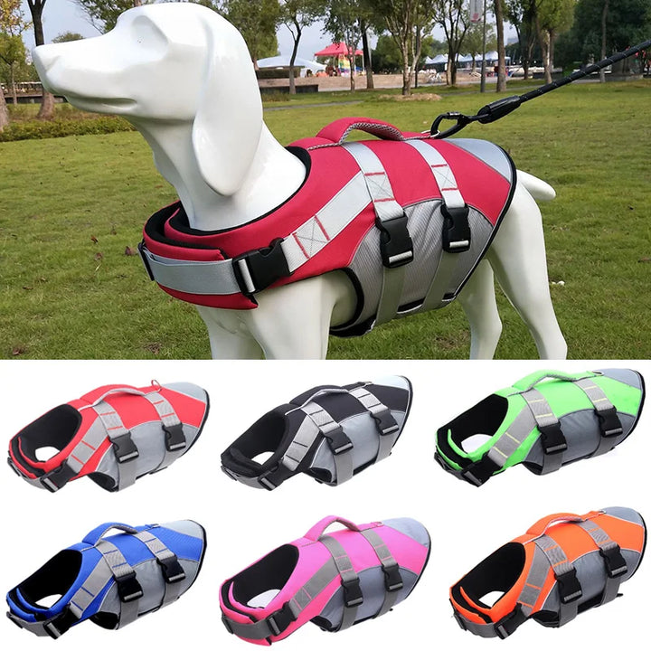 XLeiPet Reflective Dog Life Jacket – Spring/Summer Swim Vest