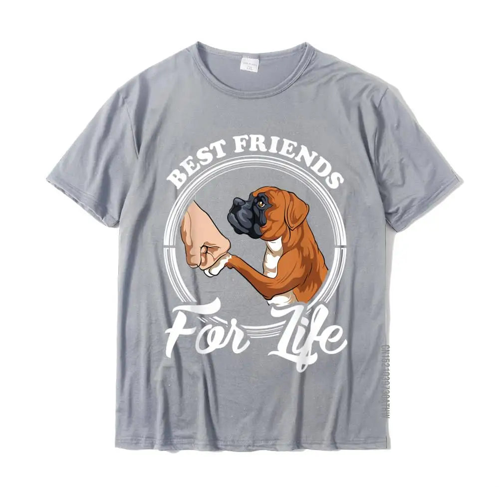 Funny Boxer Dog T-Shirt – Classic Cotton Tee for Dog Lovers | Unisex Adult Tee | Family Matching Pet Shirt