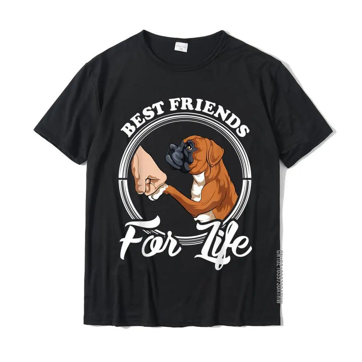 Funny Boxer Dog T-Shirt – Classic Cotton Tee for Dog Lovers | Unisex Adult Tee | Family Matching Pet Shirt