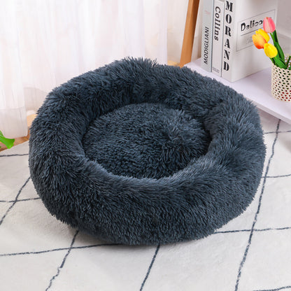 Calming Dog & Cat bed- soft round bed