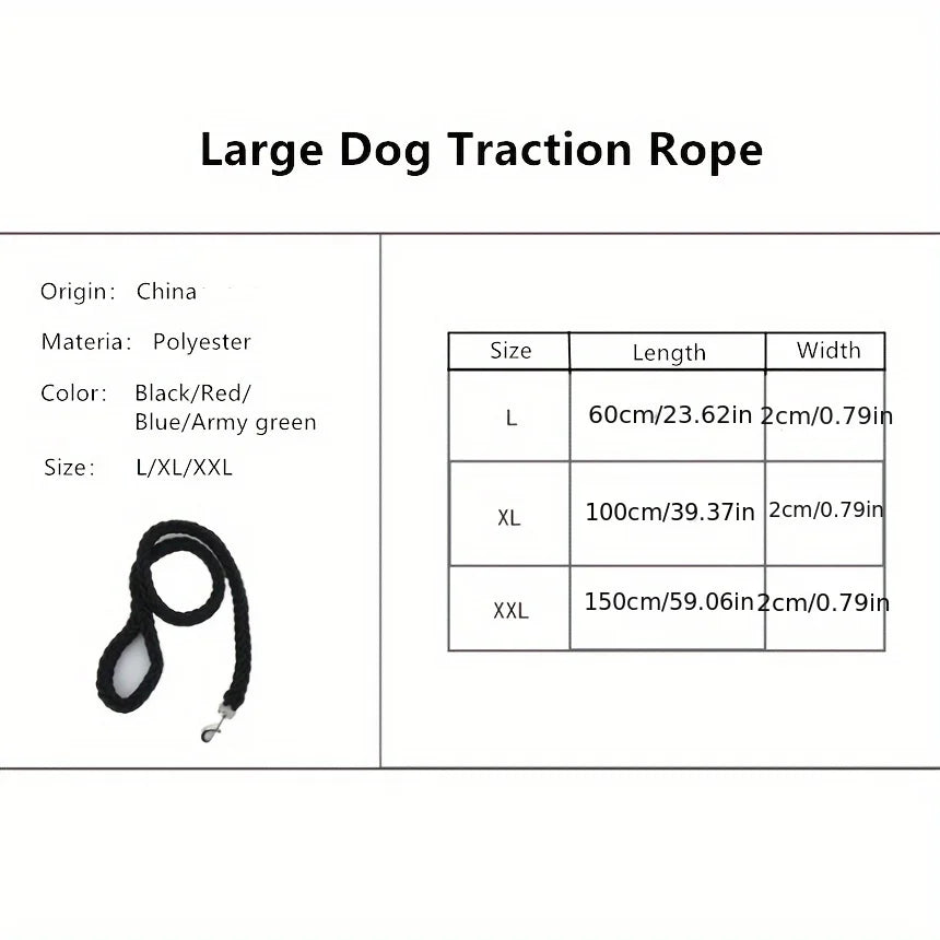 Dog leash for effective training and comfortable walking