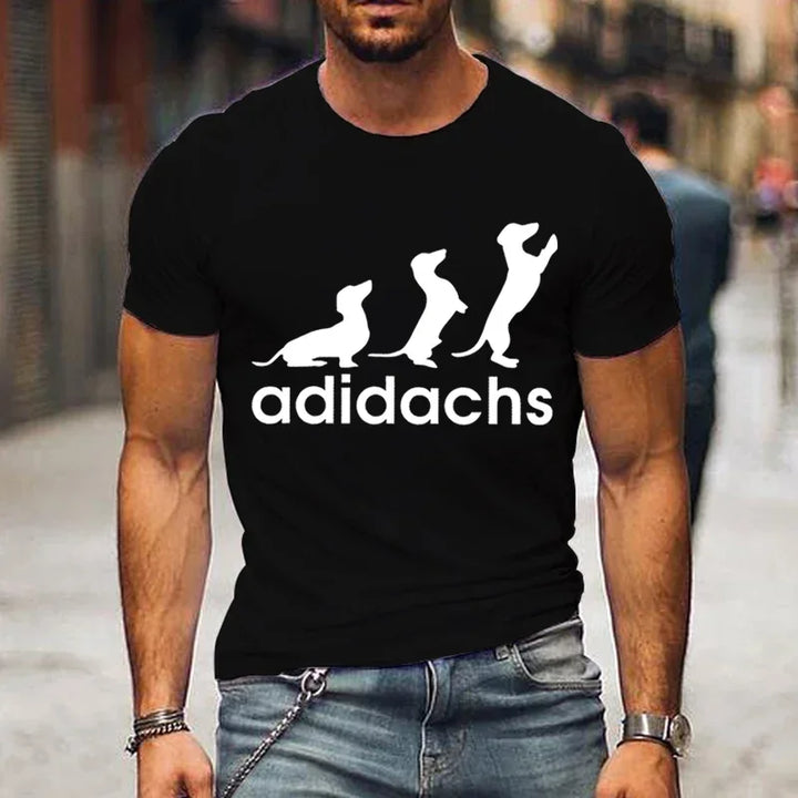 Dachshund Dog Lover T-Shirt – Unisex Graphic Tee for Men & Women | Harajuku Style Casual Oversized Shirt (M–5XL)