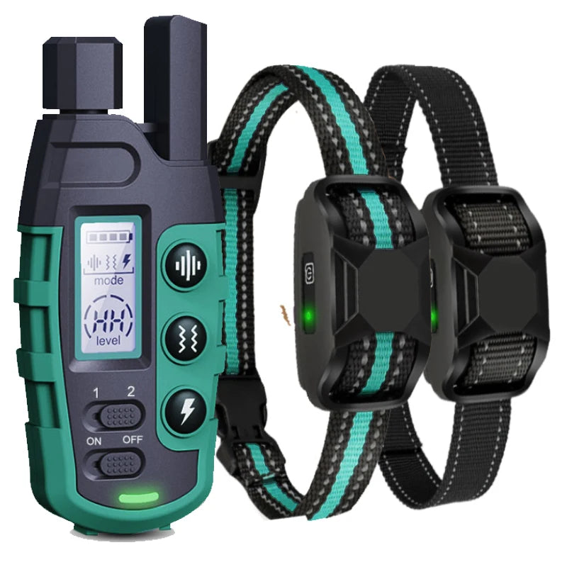 3300Ft Electric Dog Training Collar – Waterproof & Rechargeable Remote Control E-Collar with Shock, Vibration & Beep for Dogs 5–120 lbs