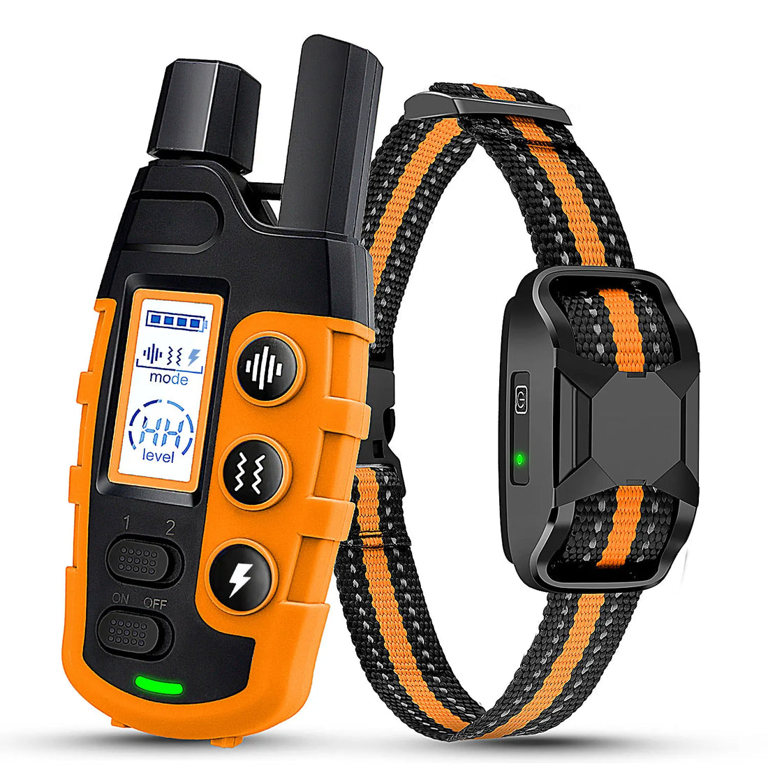 3300Ft Electric Dog Training Collar – Waterproof & Rechargeable Remote Control E-Collar with Shock, Vibration & Beep for Dogs 5–120 lbs
