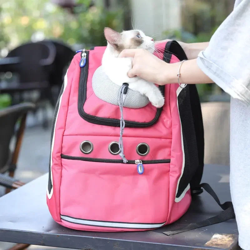 Pet Dog Carrier Bag Carrier For Dogs Backpack Portable Travel Breathable Dog Bag Outdoor Dog Carrier Bag Pet Carrying Supplies