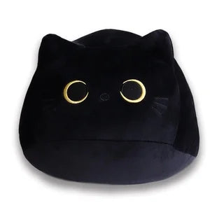 Black Cat Plush Toy – Soft Stuffed Animal Doll