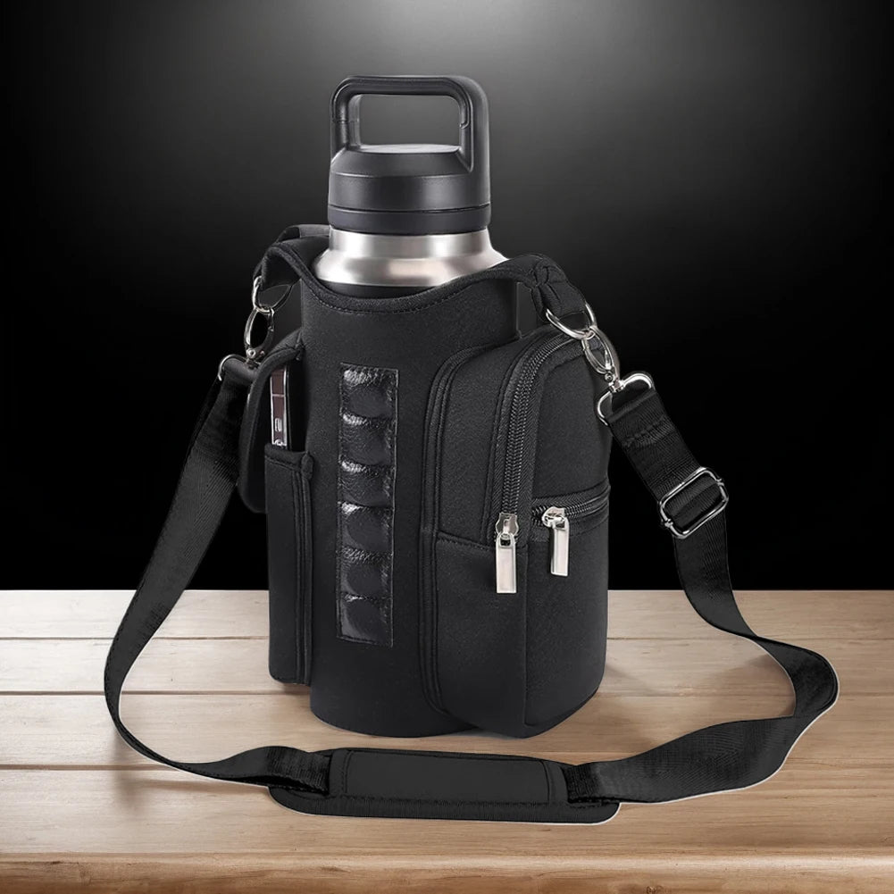 Magnetic Water Bottle Sling Bag – Crossbody Carrier with Phone Holder for Men & Women