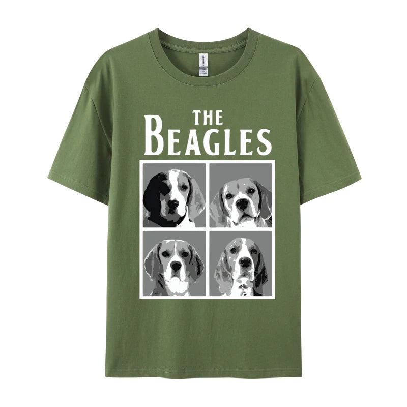 The Beagles Dog Lover T-Shirt – Cute Beagle Graphic Tee for Men | 100% Cotton, Short Sleeve, Funny Animal Shirt, Birthday Gift (2024)