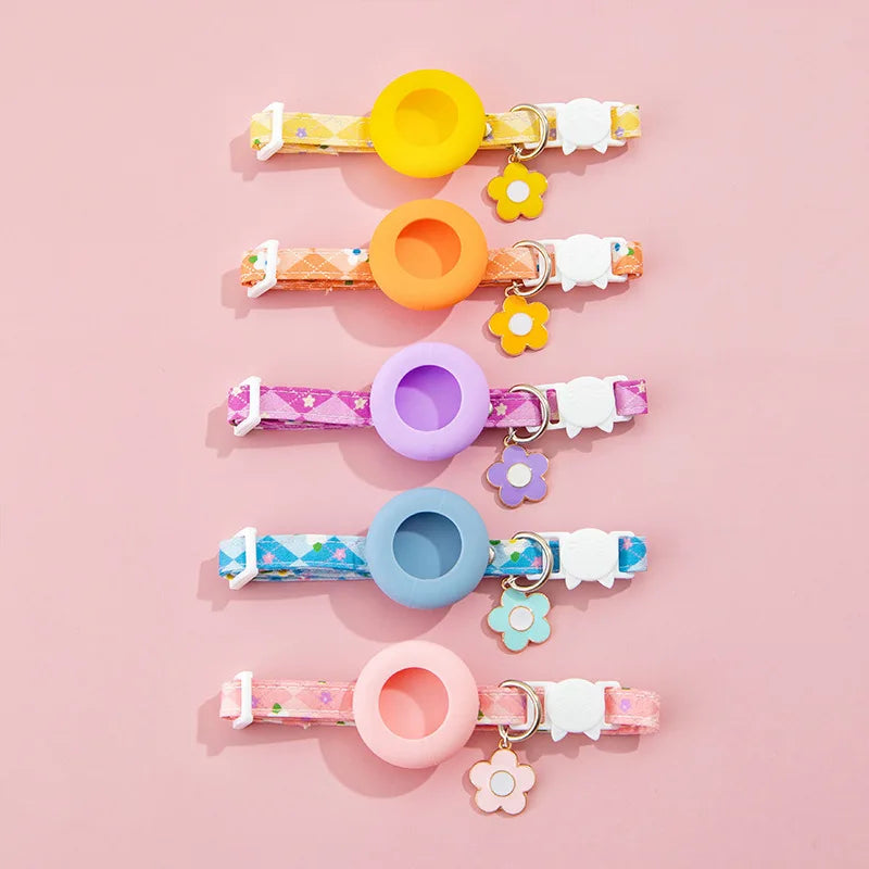Cat Collar with AirTag Protective Case Anti-lost