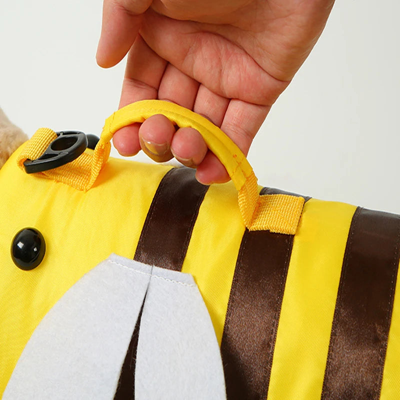 Cute Bee & Dragonfly Dog Life Jacket – Waterproof Safety Vest for Cats & Small Dogs