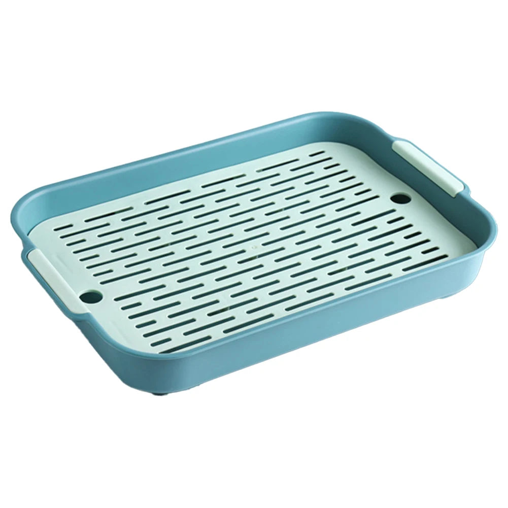 Rabbit Litter Box – Small Animal Corner Toilet Tray for Guinea Pigs, Bunnies, Hamsters, Chinchillas, Ferrets & More