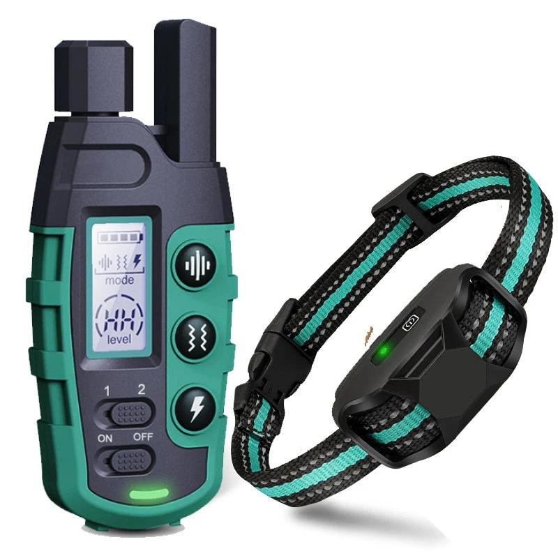 3300Ft Electric Dog Training Collar – Waterproof & Rechargeable Remote Control E-Collar with Shock, Vibration & Beep for Dogs 5–120 lbs