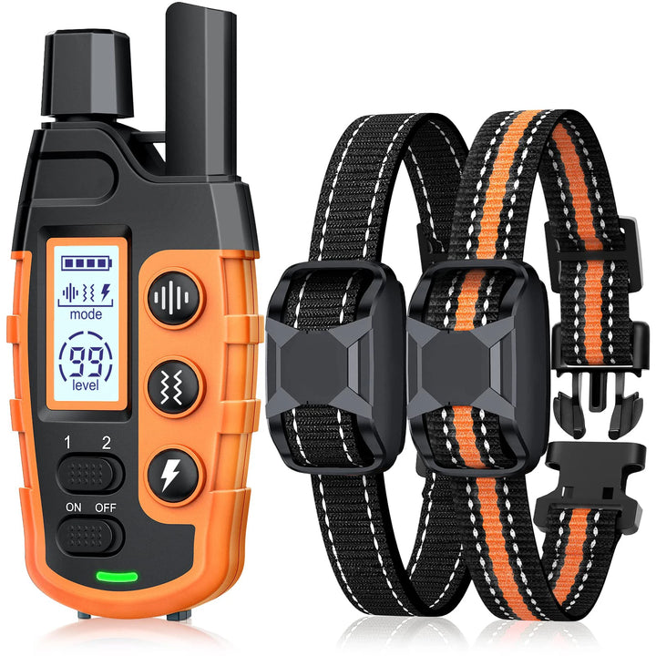 3300Ft Electric Dog Training Collar – Waterproof & Rechargeable Remote Control E-Collar with Shock, Vibration & Beep for Dogs 5–120 lbs