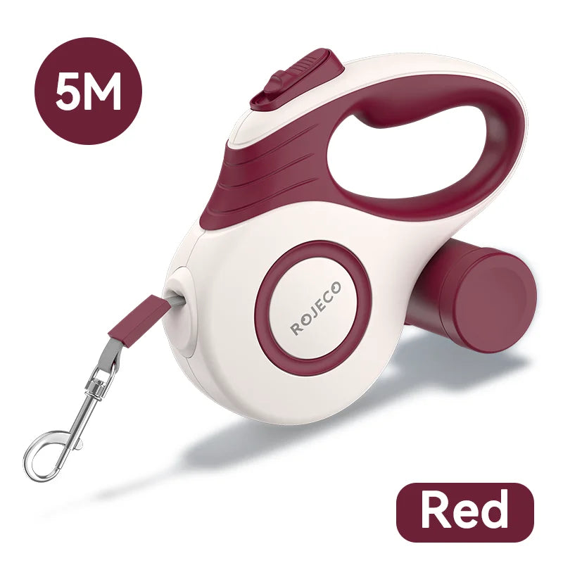 ROJECO Automatic Retractable Dog Leash 10ft/16ft Extendable