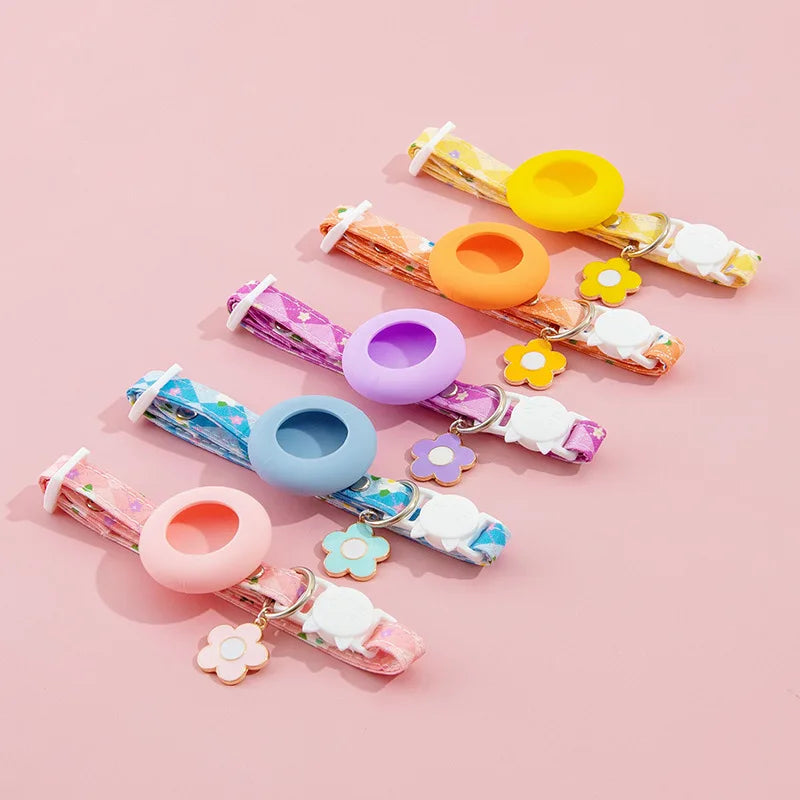 Cat Collar with AirTag Protective Case Anti-lost