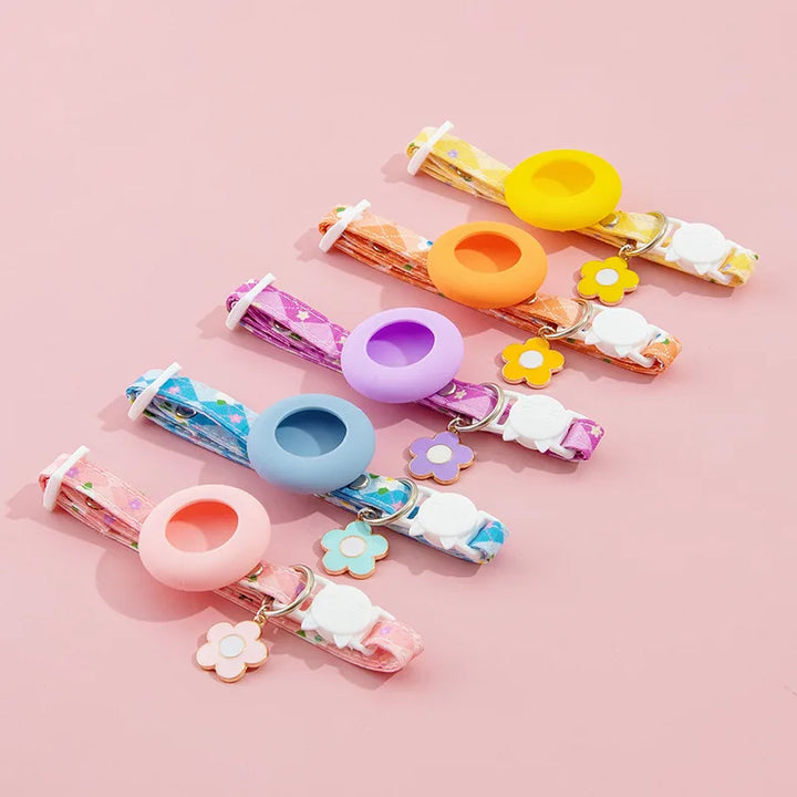 Cat Collar with AirTag Protective Case Anti-lost