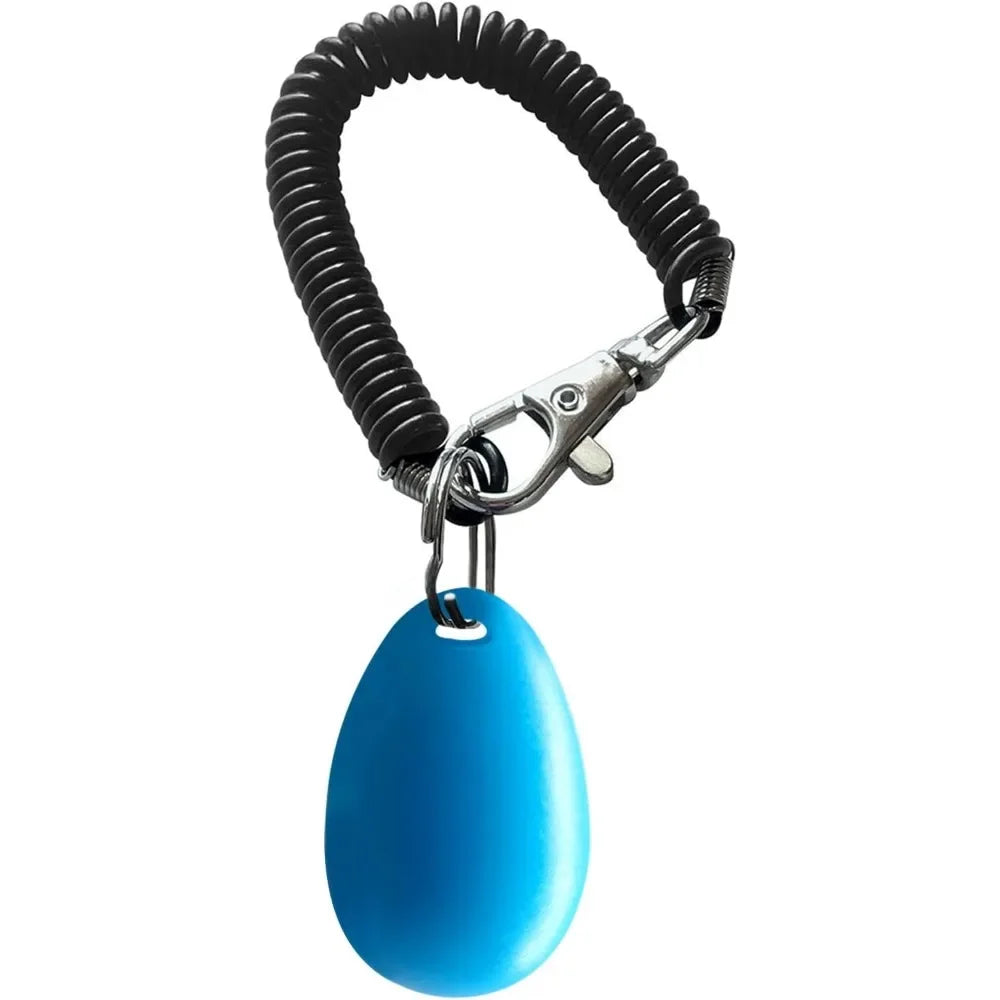 Dog Training Clicker with Adjustable Wrist Strap – Easy to Use Pet Trainer for Dogs, Cats, Puppies, Birds, Horses – Lightweight & Durable Obedience Tool