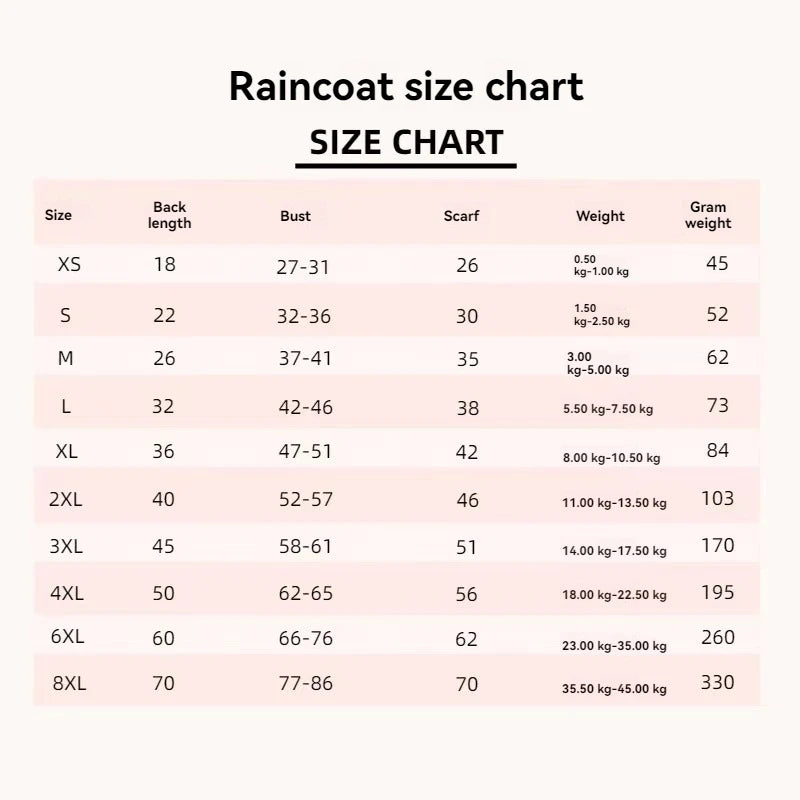 Transparent Hooded Dog Raincoat – Lightweight Waterproof Puppy Rain Poncho
