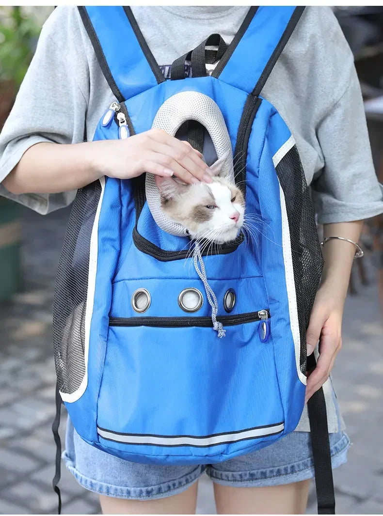 Pet Dog Carrier Bag Carrier For Dogs Backpack Portable Travel Breathable Dog Bag Outdoor Dog Carrier Bag Pet Carrying Supplies